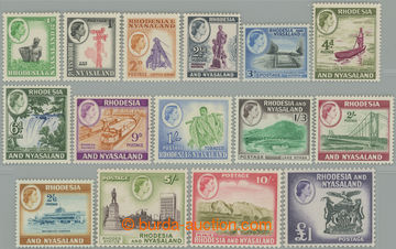 237527 - 1959-1962 SG.18-31, Alžběta II. - Motivy ½P - £1, komple