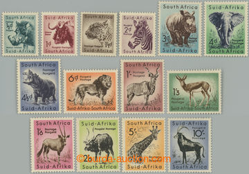 237556 - 1954 SG.151-164, Zvířata ½d - 10Sh, kompletní série; p�