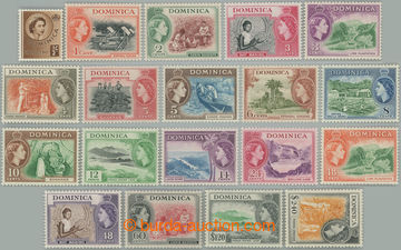 237608 - 1954-1962 SG.140-158, Alžběta II. - Motivy ½c - $2.40; ko