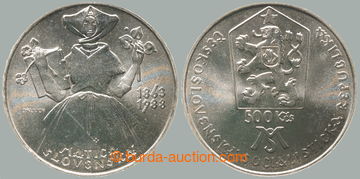 237642 - 1988 CZECHOSLOVAKIA 1945-92 / 500 Crown 1988 - 125. anniv Ma