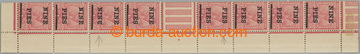237696 - 1921 SG.192, 192a, 192b, vertical strip-of-10 George V. NINE
