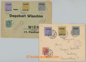 237719 - 1918 WIEN - LEMBERG / LEMBERG - WIEN / 2 dopisy ve 2 tarifn