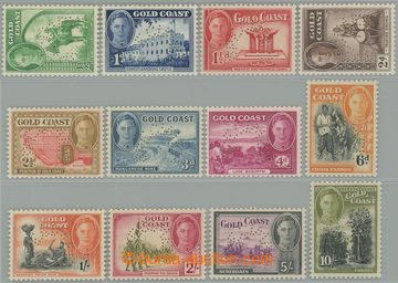 237746 - 1948 SG.135s-146s, George VI. country motives 1/2P-10Sh SPEC
