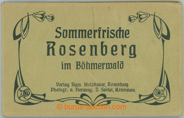 237781 - 1908 ROŽMBERK N. V. /  folding picture-book 10 Ppc, various
