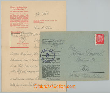237811 - 1941 KT FLOSSENBÜRG / ODBOJ - JAN SMUDEK předtištěná ob