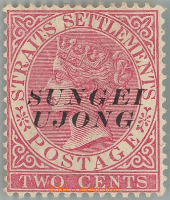 237892 - 1889 SUNGEI UJONG / SG.44, Viktorie Straits Settlements 2C r