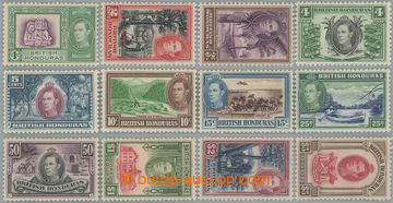 237939 - 1938-1947 SG.150-161, Jiří VI. - Motivy 1C - 5$; bezvadná