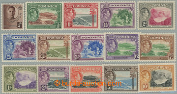 238062 - 1938-1947 SG.99-109a, Jiří VI. - Motivy ½P - 10Sh; komple