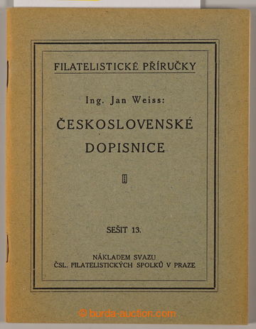 238119 - 1931 CZECHOSLOVAKIAN DOPISNICE, J. Weiss 1931, Philatelic ha