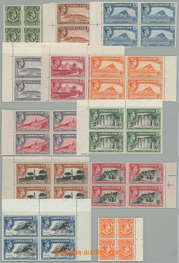 238202 - 1938 SG.121-131, Jiří VI. krajinky ½P - £1; kompletní s