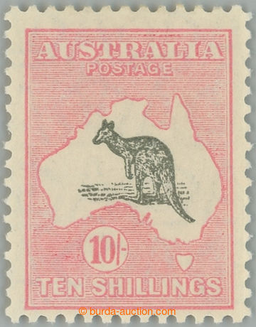 238220 - 1929 SG.112, Kangaroo 10Sh, very fine and rare stamp, c.v.. 