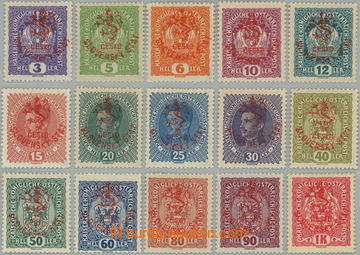 238351 -  Pof.RV43-57, Hluboka issue (Mareš's overprint) Crown, Coat