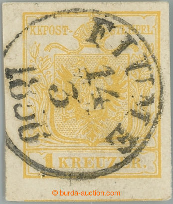 238399 - 1856 Ferch.1MPIII, Coat of arms 1 Kr, type II with round can