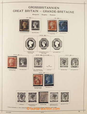 238421 - 1840-1992 [SBÍRKY]  rozpracovaná sbírka na listech Schaub