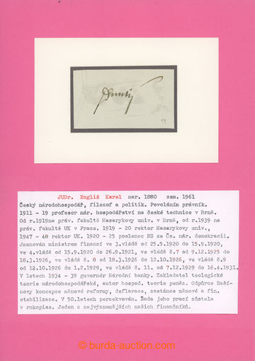 238441 -  [COLLECTIONS]  POLITICIANS / selection of 35 vlastnoruční