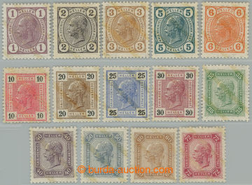 238513 - 1904 ANK.105-118, Franz Joseph. I. 1H - 72H with bands; very