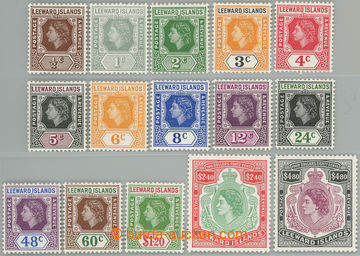 238515 - 1954 SG.126-140, Alžběta II. ½c - $4.80; kompletní séri