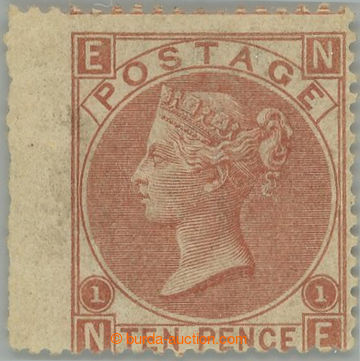 238620 - 1867 SG.112, 10P red brown, TD 1, průsvitka heraldická rů