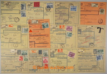 238692 - 1940-1941 SESTAVA / 15ks větších částí poštovních pr