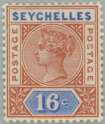 238769 - 1890 SG.14a, Viktorie 16C, vpravo MALFORMED S; bezvadný kus