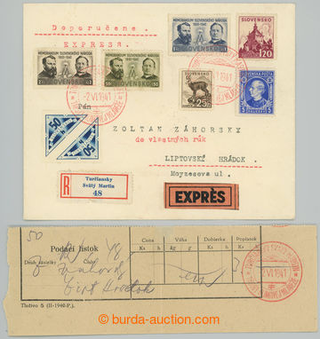 238855 - 1941 PR45, TURČIANSKÝ SVÄTÝ MARTIN/ 2.VI.1941 / Tábory 