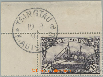 238874 - 1907 Mi.26A, Emperor´s Yacht $1½ black-violet without wate