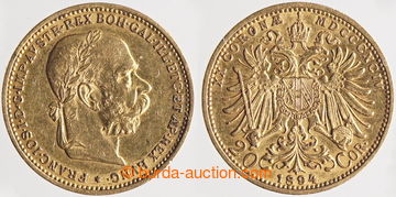 238911 - 1894 AUSTRIA-HUNGARY / Franz Joseph I. (1848-1916), 20 Crown