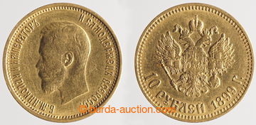 238915 - 1899 RUSSIA / Nicholas II (1894-1917), 10 rubl AG, Petersbur