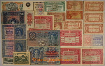 238925 - 1915-1950 SESTAVA / cca 50ks různých bankovek, obsahuje mj
