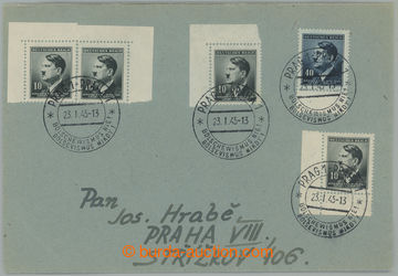 238972 - 1945 PR117, PRAGUE 1 / BOLŠEVISMUS NIKDY!/ 23.I.45, letter 