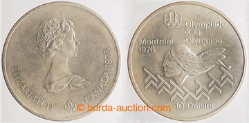 239013 - 1975 CANADA / Elizabeth II. (1952- ), 10 dollar - Olympic Ga