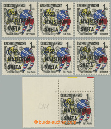 239124 - 1972 Pof.1962 DV, ČSSR mistrem světa 1Kčs, kompletní ses