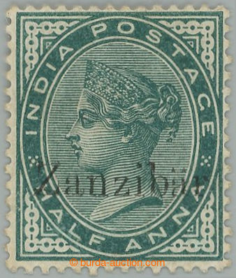239141 - 1895-1896 SG.3l, přetisková indická Viktorie ½A modrá-z