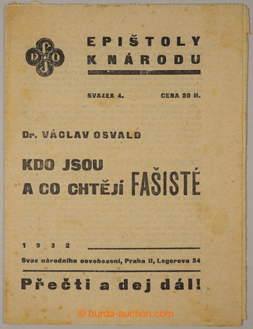239173 - 1932, 1935 SELECTION of / 2 pcs of dokumentů: 16-stránkov