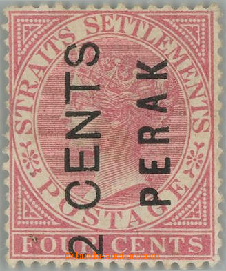 239183 - 1883 SG.16, přetisková Straits Settlements Viktorie 2C / 4