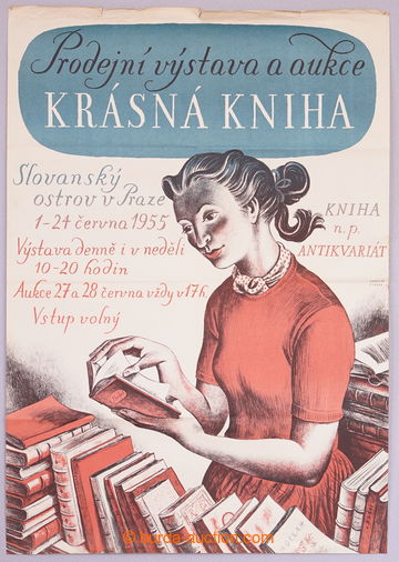 239188 - 1955 ČSR II. / Prodejní výstava a aukce Krásná kniha, v