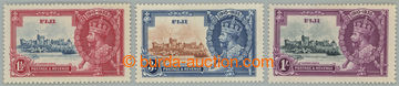 239189 - 1935 SG.242h, 244h, 245h, Jubilee George V. 1½P, 3P and 1Sh