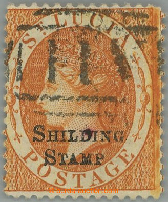 239201 - 1881 SG.F4b, poštovně fiskální přetisková Viktorie 1Sh