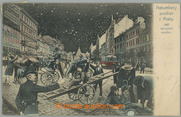 239297 - 1903 PRAGUE - Wenceslas Square, - Nabumbaný salute from Pra