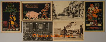 239300 - 1919 RUSKO / sestava 6ks pohlednic, z toho 1x foto čs. legi