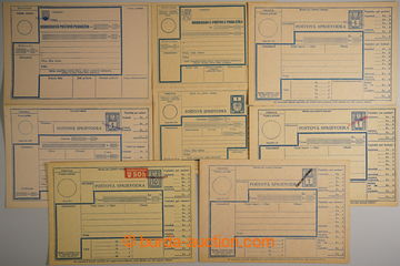 239341 - 1938-1945 sestava 6ks nepoužitých průvodek, 5x se slovens