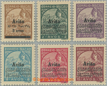 239441 - 1936 Mi.294-299, overprint 2A - 15A; complete set, c.v.. 80