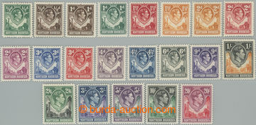 239591 - 1938-1952 SG.25-45, George VI. - Fauna ½P - 20Sh; complete 