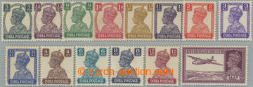 239593 - 1940-1943 SG.265-277, Jiří VI. 3p - 14A; kompletní série