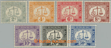 239595 - 1938-1963 SG.D6a-12, Postage due stamps 2-50c; complete set,