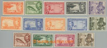 239617 - 1938-1948 SG.115-126a, George VI. - Motives ¼d - 10Sh; comp