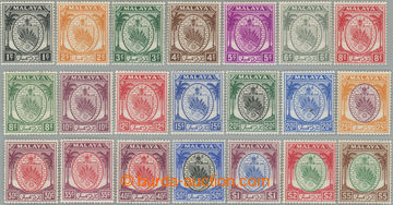 239633 - 1949-1955 SG.42-62, Znak 1c - $5; kompletní série, celkov�