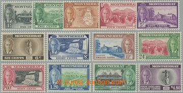 239640 - 1951 SG.123-135, George VI. - Motives 1C - $4.80; complete s