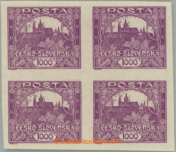 239670 -  Pof.26, 1000h violet, block of four, pos. 66-67/76-77; mint