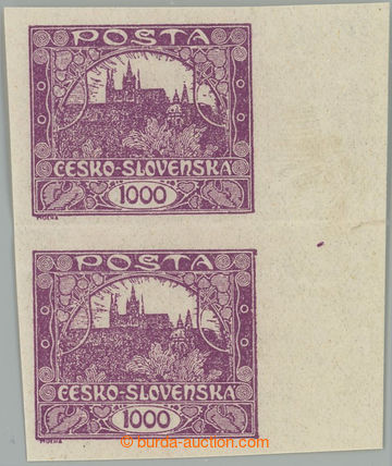 239684 -  Pof.26, 1000h violet, vertical marginal Pr, pos. 50 and 60;